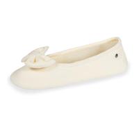 Ballerine Velours - Grand Nœud W 39 - 40 beige