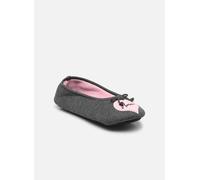 Isotoner - Hausschuhe Ballerines - jersey - grau - Größe 39 - 40