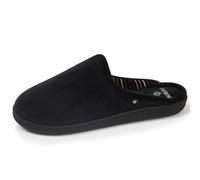 Isotoner Hausschuhe Pantoletten Damen ultrabequem und leicht, Memory Foam, 40 EU, Schwarz