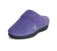 isotoner Klassische Damen-Slipper, Hoodback mit Memory-Schaum, Tiefes Immergrün, 8.5-9