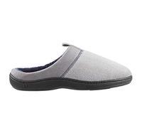 Isotoner Men's Jared Slip on Slipper, Microterry Ash, 10/11 UK