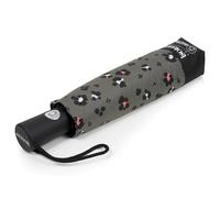 Isotoner Robuster, extrem wasserabweisender Regenschirm mit automatischem Öffnen/Schließen, Leopard Khaki, ST