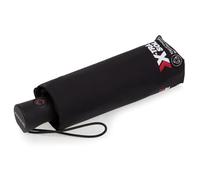 Isotoner X-tra robuster Regenschirm mit Kippschutz, extrem wasserabweisend, automatisches Öffnen/Schließen, Schwarz , ST