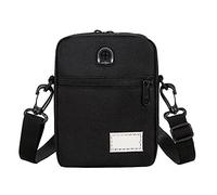 iSpchen Brustbeutel Reise Brusttasche Herren Reisegeldbeutel Reisepass Tasche Dokumente Organizer Umhängetasche mit verstellbare gurt und RFID-Schutz Tragegurt Reisepasstasche Flugticket Tasche