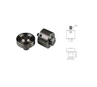 ISTA TOOLS Ösen, Öse DIN 7332,Ø 10mm - 16mm, Messing, Stahl, Edelstahl, Planenöse, Banner (1, 14mm Ösenwerkzeug in M6 Gewinde)