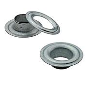 ISTA TOOLS Ösen, Öse DIN 7332,Ø 10mm - 16mm, Messing, Stahl, Edelstahl, Planenöse, Banner (25, 12mm Stahl verzinkt)