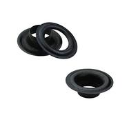 ISTA TOOLS Ösen, Öse DIN 7332,Ø 10mm - 16mm, Messing, Stahl, Edelstahl, Planenöse, Banner (250, 10mm Messing (schwarz) oxidiert)