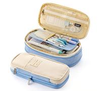 iSuperb Leinwand Mäppchen Skalierbar Etui Stifte Schulmäppchen für Mädchen, Junge, Teenage Stationery Organizer Bag