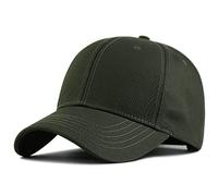 ISWMM Großer Kopfhut Sport XXL Übergröße Baseball Cap Big Head Hat Plus 60-65 cm, Army Grün