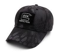 ISWMM Unisex Baseballkappen mit Klettverschluss Sport Angeln Outdoor Jagd Dschungel Hüte Taktischer Stil Schießen Sport Baseball Cap, GLK - Black Python, One Size