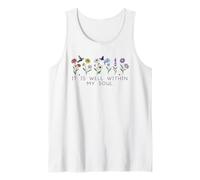It is Well with My Soul Women Christian Themed Bible Verse Tank Top