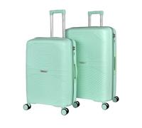 ITACA - Gepäck-Sets: Reisekoffer & Reisekoffer Set Hartschalenkoffer, Kofferset, Trolley & Luggage Sets - Große Auswahl für Ihre Reisebedürfnisse, Minze