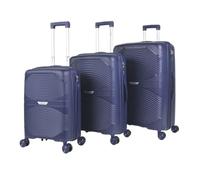 ITACA - Gepäck-Sets: Reisekoffer & Reisekoffer Set Hartschalenkoffer, Kofferset, Trolley & Luggage Sets - Große Auswahl für Ihre Reisebedürfnisse, Marine Blau