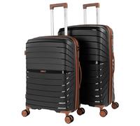 ITACA - Gepäck-Sets: Reisekoffer & Reisekoffer Set Hartschalenkoffer, Kofferset, Trolley & Luggage Sets - Große Auswahl für Ihre Reisebedürfnisse, Schwarz