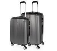 ITACA - Gepäck-Sets, Reisekoffer, Reisekoffer Set, Kofferset, Hartschalenkoffer, Trolley-Set, Luggage - Große Auswahl an Koffer & Trolleys für Jede Reise!, Antrazit