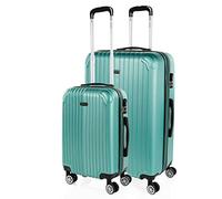 ITACA - Gepäck-Sets, Reisekoffer, Reisekoffer Set, Kofferset, Hartschalenkoffer, Trolley-Set, Luggage - Große Auswahl an Koffer & Trolleys für Jede Reise! T71517, Aquamarine