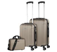 ITACA - Gepäck-Sets, Reisekoffer, Reisekoffer Set, Kofferset, Hartschalenkoffer, Trolley-Set, Luggage - Große Auswahl an Koffer & Trolleys für Jede Reise!, Champagner