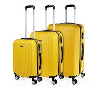 ITACA - Gepäck-Sets, Reisekoffer, Reisekoffer Set, Kofferset, Hartschalenkoffer, Trolley-Set, Luggage - Große Auswahl an Koffer & Trolleys für Jede Reise!, Gelb