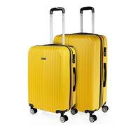 ITACA - Gepäck-Sets, Reisekoffer, Reisekoffer Set, Kofferset, Hartschalenkoffer, Trolley-Set, Luggage - Große Auswahl an Koffer & Trolleys für Jede Reise! T71516, Gelb