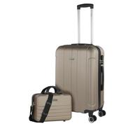ITACA - Gepäck-Sets, Reisekoffer, Reisekoffer Set, Kofferset, Hartschalenkoffer, Trolley-Set, Luggage - Große Auswahl an Koffer & Trolleys für Jede Reise!, Champagner