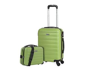 ITACA - Gepäck-Sets, Reisekoffer, Reisekoffer Set, Kofferset, Hartschalenkoffer, Trolley-Set, Luggage - Große Auswahl an Koffer & Trolleys für Jede Reise!, Pistaziengrün