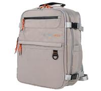 ITACA - Handgepäck Rucksack Ryanair 40x20x25 Reiserucksack Handgepäck Tasche für Flugzeug mit Laptopfach leicht Travel Backpack Koffer Cabin Bag., Taupe