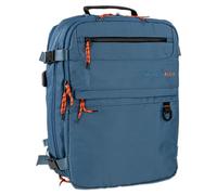 ITACA - Handgepäck Rucksack Ryanair 40x20x25 Reiserucksack Handgepäck Tasche für Flugzeug mit Laptopfach leicht Travel Backpack Koffer Cabin Bag., Blau