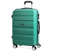 ITACA - Hartschalenkoffer Groß, Reisekoffer Mit Rollen Groß - Robustes Reisegepäck Als Aufgabegepäck 158 cm Gurtmaß - Trolley Koffer & Trolleys, Suitcase Aquamarine