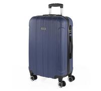 ITACA - Hartschalenkoffer Groß, Reisekoffer Mit Rollen Groß - Robustes Reisegepäck Als Aufgabegepäck 158 cm Gurtmaß - Trolley Koffer & Trolleys, Suitcase ., Jeansblau