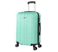 ITACA - Hartschalenkoffer Groß, Reisekoffer Mit Rollen Groß - Robustes Reisegepäck Als Aufgabegepäck 158 cm Gurtmaß - Trolley Koffer & Trolleys, Suitcase ., Minze