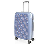 ITACA - Kinderkoffer Koffer Kindertrolley für Reisen mit Leichtgewicht stabilem Design geräumigem Innenfach ideal für Urlaub Schule und Wochenendausflüge. Zahlenschloss, Blau