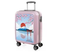 ITACA - Kinderkoffer Koffer Kindertrolley für Reisen mit Leichtgewicht stabilem Design geräumigem Innenfach ideal für Urlaub Schule und Wochenendausflüge. Zahlenschloss, Rosa