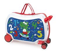 ITACA - Kinderkoffer Mädchen & Jungen: Zum Draufsitzen, Kindergepäck, Kindertrolley - Reisebegleiter, Dino