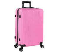 ITACA - Koffer Groß, Koffer Mittelgroß, Hartschalenkoffer M - Robuster Hartschalenkoffer & Koffer & Trolleys mit 4 Rollen, ideal als Reisekoffer für Jede Reise, Fuchsia