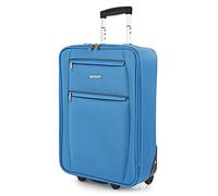 ITACA - Koffer Klein Handgepäck - Koffer Handgepäck 55x40x20 Leicht und Robust - Reisekoffer Klein aus Hochwertigen Materialien, Jeansblau