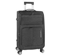 ITACA - Koffer mittelgroß - Eva hochwertiger und Stabiler reisekoffer mit 4 Rollen - Leicht, mit kombinationsschloss - Dauerhaft und hartschalen, Grau