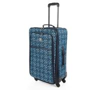 ITACA - Koffer Mittelgroß - Eva hochwertiger und Stabiler Reisekoffer mit Rollen - Koffer Mittelgroß 4 Rollen Leicht mit Kombinationsschloss - Dauerhaft Hartschalenkoffer Mittelgroß, Marine Blau