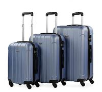 ITACA - Koffer Set Mit Rollen In Groß Für Reisen - Reisekoffer Set Aus Robuster Hartschalenkoffer-Struktur, Leicht Und Strapazierfähig Für Jeden Anlass, Malve