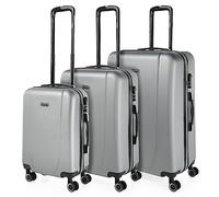 Itaca Hartschalenkoffer Tiber in Silbern Einheitsgrösse