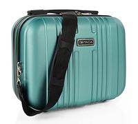 ITACA - Kosmetikkoffer Hartschale Groß, Beautycase Damen, Trolley & Handgepäck Koffer: Beauty Case Hartschale, Kosmetik Koffer, Kosmetiktasche Groß - Ideal für Reisen! T71535, Aquamarine