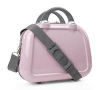 ITACA - Kosmetikkoffer Hartschale Groß, Beautycase Damen, Trolley & Handgepäck Koffer: Beauty Case Hartschale, Kosmetik Koffer, Kosmetiktasche Groß - Ideal für Reisen!, Rosa