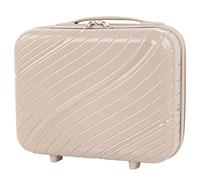 ITACA - Kosmetikkoffer Hartschale Groß, Beautycase Damen, Trolley & Handgepäck Koffer: Beauty Case Hartschale, Kosmetik Koffer, Kosmetiktasche Groß - Ideal für Reisen!, Taupe