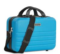 ITACA - Kosmetikkoffer Hartschale Groß, Beautycase Damen, Trolley & Handgepäck Koffer: Beauty Case Hartschale, Kosmetik Koffer, Kosmetiktasche Groß - Ideal für Reisen! 771135, Türkis