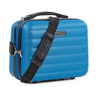 ITACA - Kosmetikkoffer Hartschale Groß, Beautycase Damen, Trolley & Handgepäck Koffer: Beauty Case Hartschale, Kosmetik Koffer, Kosmetiktasche Groß - Ideal für Reisen!, Blau