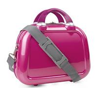 ITACA - Kosmetikkoffer Hartschale Groß, Beautycase Damen, Trolley & Handgepäck Koffer: Beauty Case Hartschale, Kosmetik Koffer, Kosmetiktasche Groß - Ideal für Reisen!, Fuchsia