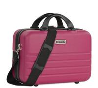 ITACA - Kosmetikkoffer Hartschale Groß, Beautycase Damen, Trolley & Handgepäck Koffer: Beauty Case Hartschale, Kosmetik Koffer, Kosmetiktasche Groß - Ideal für Reisen! 771135, Erdbeere