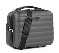 ITACA - Kosmetikkoffer Hartschale Groß, Beautycase Damen, Trolley & Handgepäck Koffer: Beauty Case Hartschale, Kosmetik Koffer, Kosmetiktasche Groß - Ideal für Reisen!, Antrazit