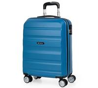 ITACA - Handgepäck Koffer Trolley - Reisekoffer Mit Rollen und Reisekoffer Hartschalenkoffer für Vielreisende T71650, Blau