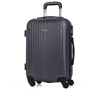 ITACA - Handgepäck Koffer Trolley - Reisekoffer Mit Rollen und Reisekoffer Hartschalenkoffer für Vielreisende T71550, Antrazit