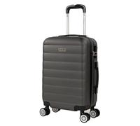ITACA - Trolley Handgepäck Cabin Trolley Koffer Reisekoffer Hartschalenkoffer mit Zahlenschloss - Kabinengepäckgröße 55x40x20, Antrazit